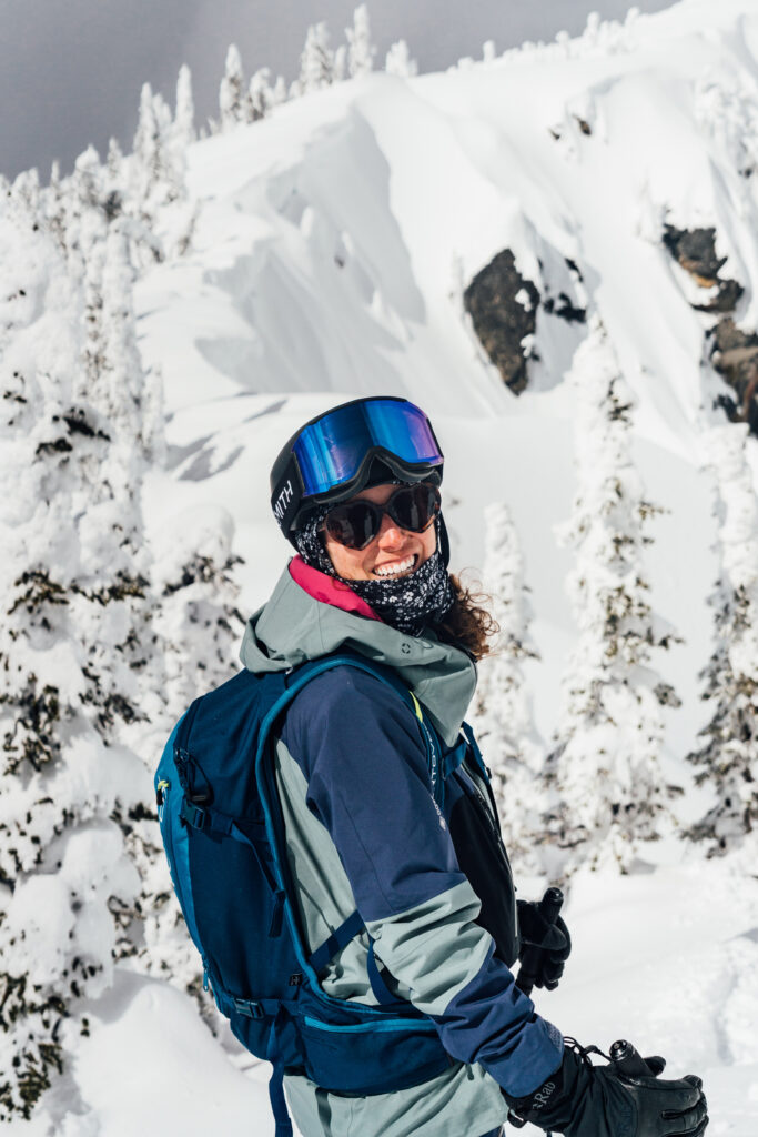 The Ski Journal Editor Lily Ritter. Photo: Colby Mesick