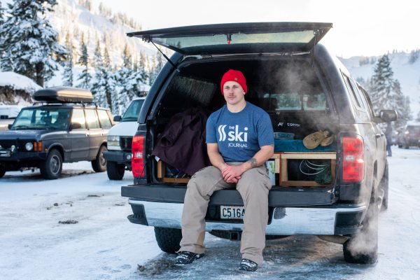 TSKJ Blue Shirt Model Snow