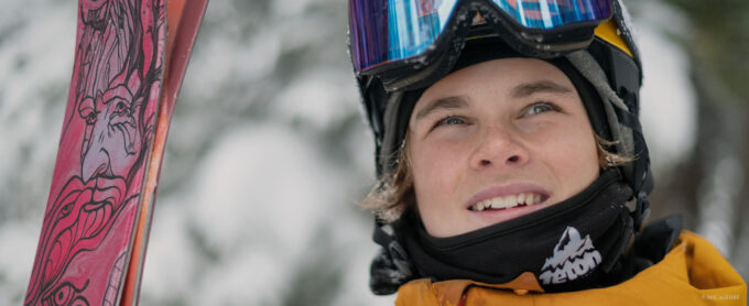 Born to one of the most recognizable families in snowsports, Kai Jones has been skiing in Teton Gravity Research films since the age of 11. At 18 years old, he may be a young veteran, but he’s also just getting started. Jackson, WY. Photo: Nic Alegre