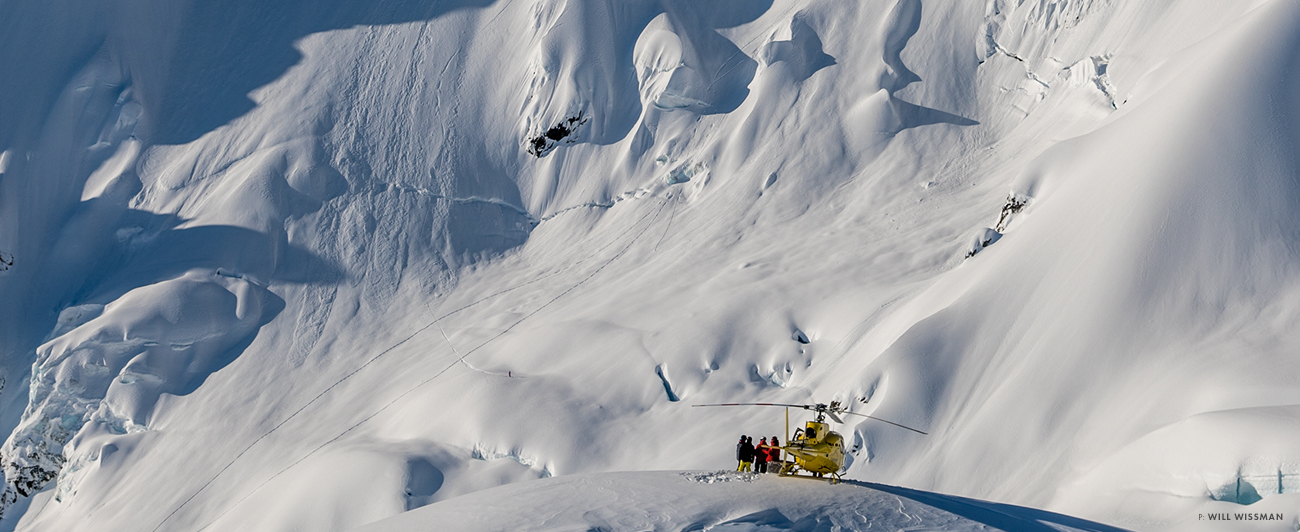 After eight years of buildup, Parkin Costain finally laid down the first tracks on the Mono Spine outside of Haines, AK, with Southeast Alaska Backcountry Adventures Heli. Photo: Will Wissman