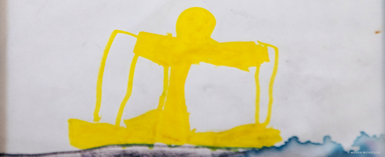 Child's artwork. Photo Megan Michelson