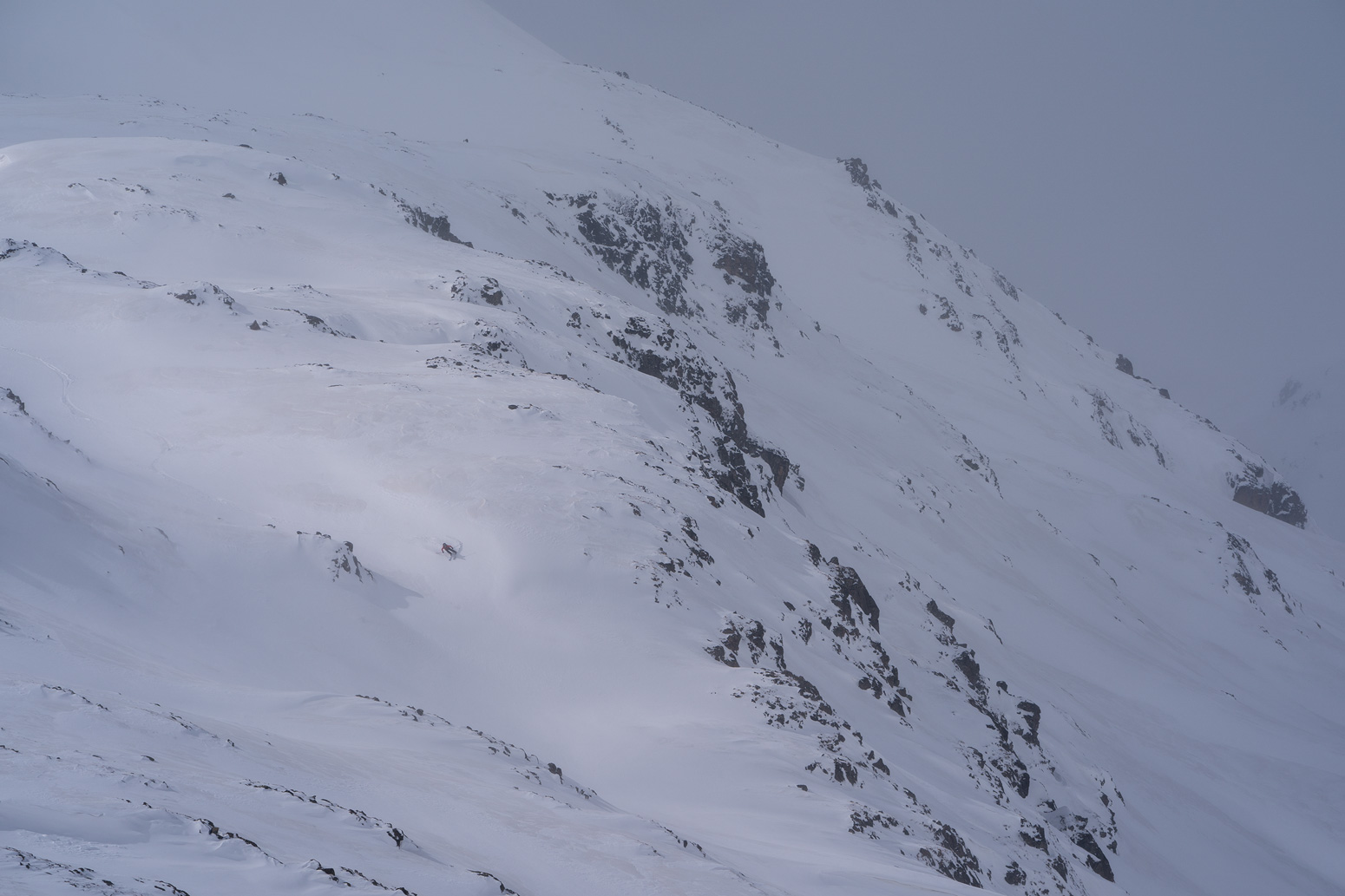 On this particular day the weather was not on our side. Communication was difficult, and waiting for tiny pockets of light was not easy. Despite the challenges, Giray was able to seek out this faint sliver of sun.